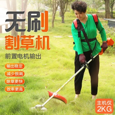 無刷充電式電動割草機背負園林打草機割灌機農(nóng)用家用果園除草機