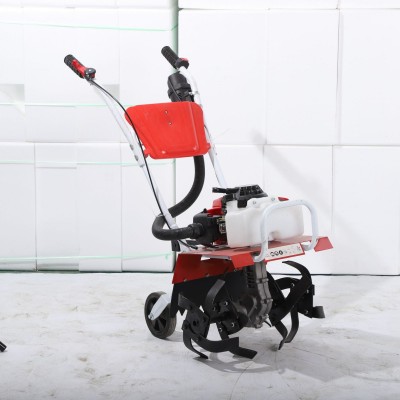 農用微耕機硬地松土開溝神器水田除草耕地機多功能翻地開荒旋耕機