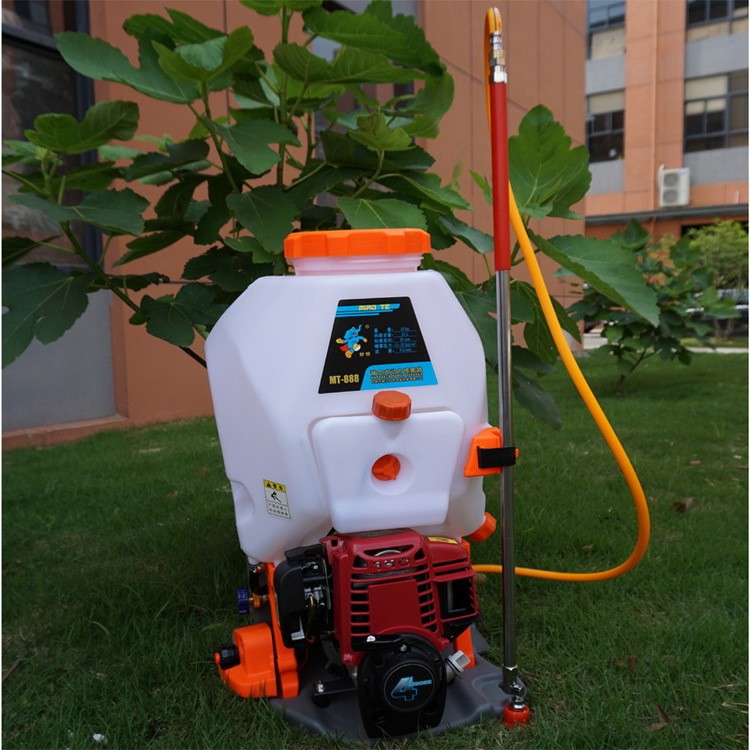 新款GX35農(nóng)用四沖程背負(fù)式機動噴霧器汽油打藥機高壓噴藥泵打藥泵