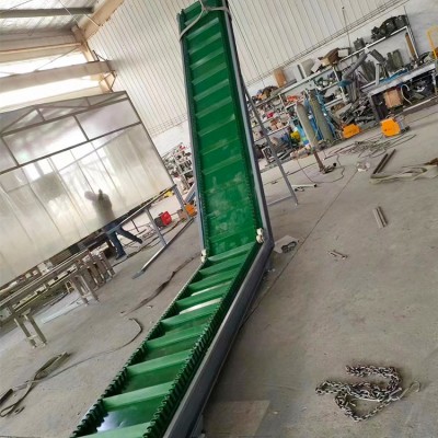食品爬坡傳送機 小型不銹鋼鏈板輸送機 工業(yè)生產線提升機