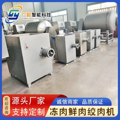 供應豬羊肉凍肉絞肉機 商用大型肉制品鮮肉絞肉設備 雞肝絞碎機