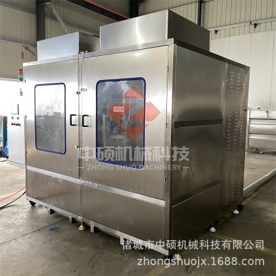 200L益母草膏桶清洗機 中藥膏滋桶大批量清洗機 糖漿桶清洗設(shè)備