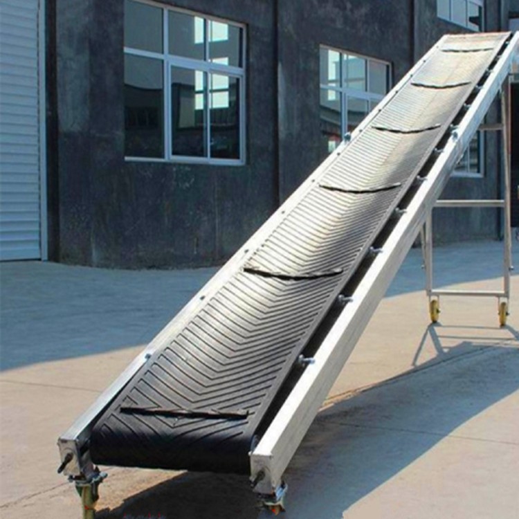 批發折疊式皮帶機 益民定制簡易型輸送機 6米玉米裝卸車傳送帶