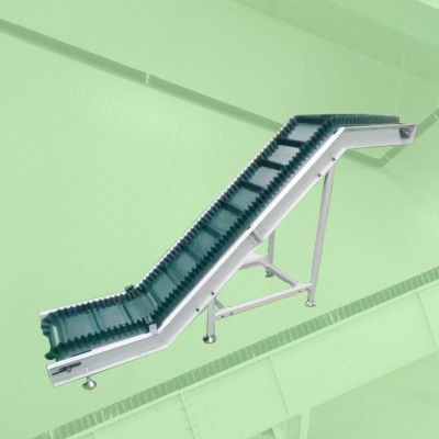 傾斜輸送機 占地小 工業煤炭砂石輸送設備大傾角皮帶式品爬坡傳送機