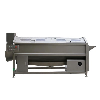 廠家直銷全自動(dòng)毛輥去皮清洗機(jī)土豆紅薯毛刷清洗機(jī)去泥機(jī)中央廚房