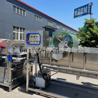 萵苣切片渦流震動清洗機姜片清洗機 全自動預(yù)制菜臭氧殺菌洗菜機