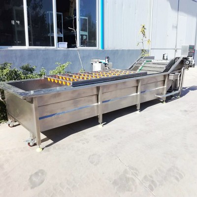 全自動氣泡清洗機去除農藥蔬菜洗菜機可批發(fā)洗菜機商用果蔬清洗機