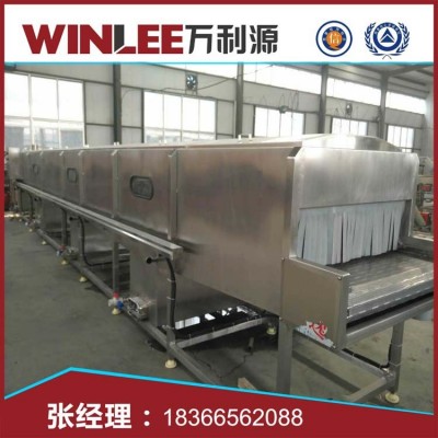 萬(wàn)利源自動(dòng)噴淋巴氏殺菌流水線 隧道式殺菌機(jī) 維維豆奶殺菌設(shè)備