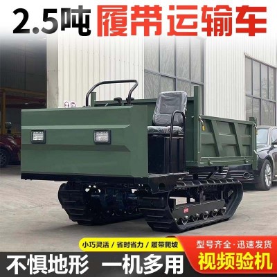 履帶式汽油運(yùn)輸車工程四不像山地果園全地形爬坡手扶搬運(yùn)車爬山虎