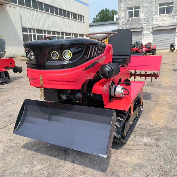 小型微耕機(jī) 農(nóng)用松土履帶式耕地機(jī)械 應(yīng)用范圍廣