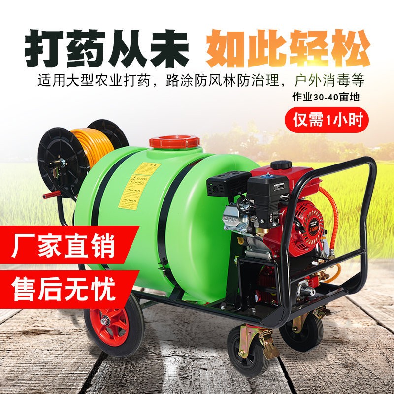 園林噴霧器 手推式高壓汽油打藥機 聯農動力養殖消毒機包郵