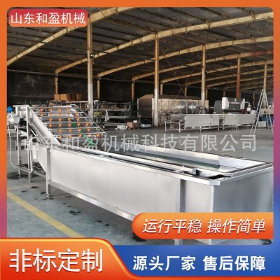 姜片氣泡清洗機(jī)設(shè)備 連續(xù)式氣泡清洗機(jī) 生姜高壓噴淋清洗設(shè)備