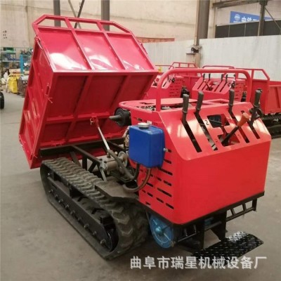 農用小型履帶運輸車 爬坡王 柴油全地形果園山地全自動自卸搬運車