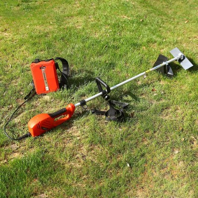 手持無線大功率鋰電割草機便捷式家用除草機現貨充電式園林修剪機