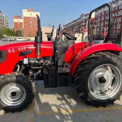 50馬力四驅(qū)輪式拖拉機(jī)504水旱兩用高花輪胎 一分錢試駕