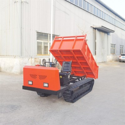 柴油農用履帶運輸車 全地形農產品搬運車 爬山虎翻斗履帶運輸車