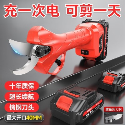 新款強(qiáng)力園林3.0電剪刀戶外電動(dòng)剪刀果樹(shù)充電式電動(dòng)修枝 剪電動(dòng)剪