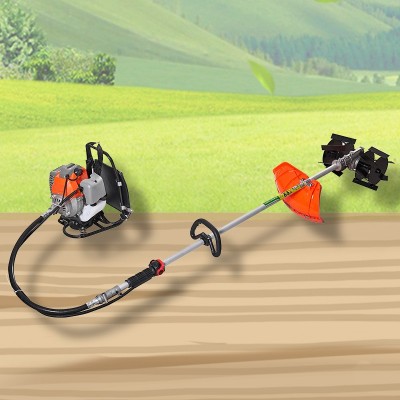 廠家直銷背負(fù)式多功能割草機 小型鋤草機開溝機松土機家用除草機
