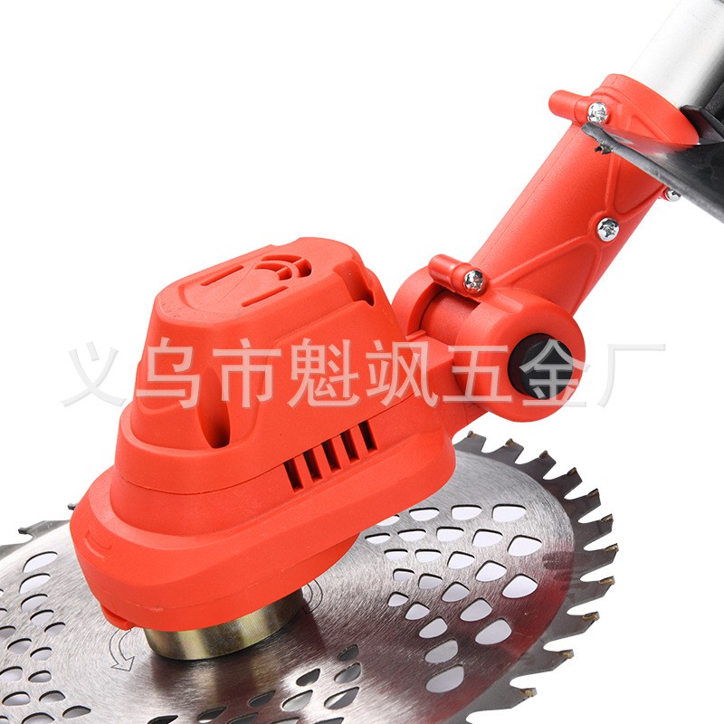 無刷手持電動割草機電動割灌機家用鋰電除草機充電式多功 能打草機