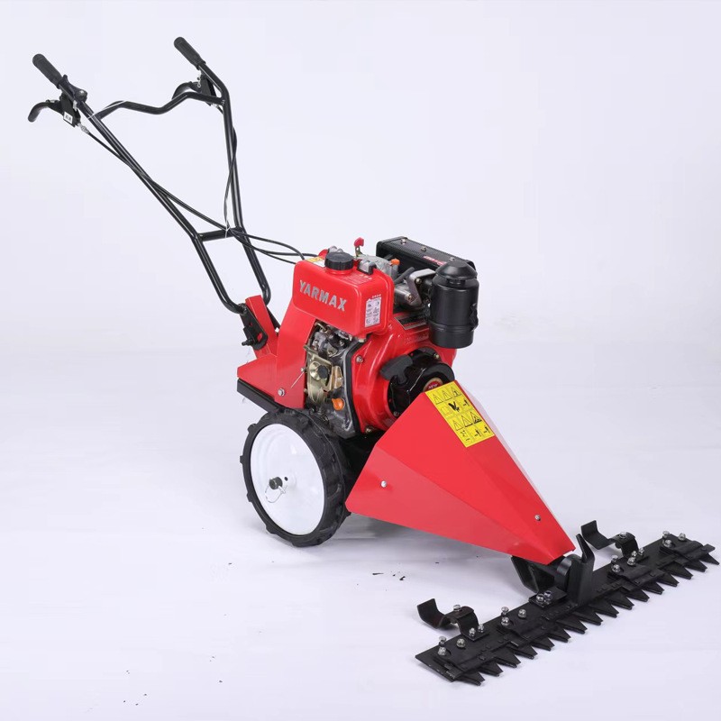 小型手推式汽油剪草機(jī) 柴油電啟動(dòng)割草機(jī)草坪修剪果園雜草除草機(jī)