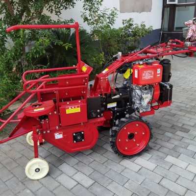 東誠小型苞谷收獲機 單行玉米收割機 手扶式收棒子機器