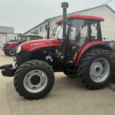 東方紅LX904拖拉機 大型多功能農用旋耕犁地開溝起壟機 四驅高配