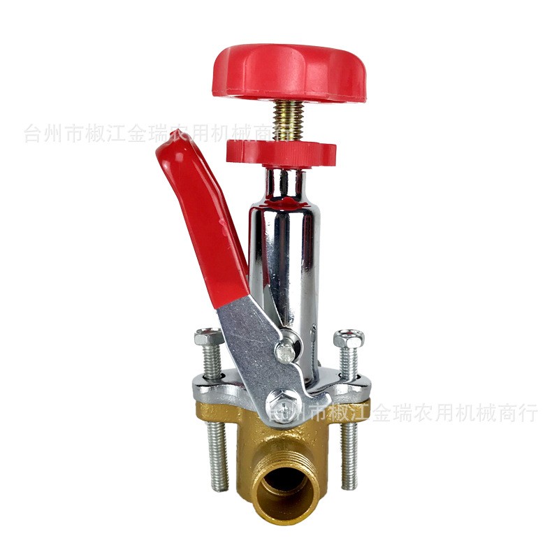 三缸柱塞泵調(diào)壓閥總成回水座組件打藥機(jī)噴霧器農(nóng)用園林高壓泵配件