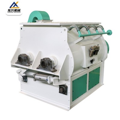 飼料廠粉料攪拌設備 顆粒拌料機 雙軸槳葉式飼料混合機 龍興