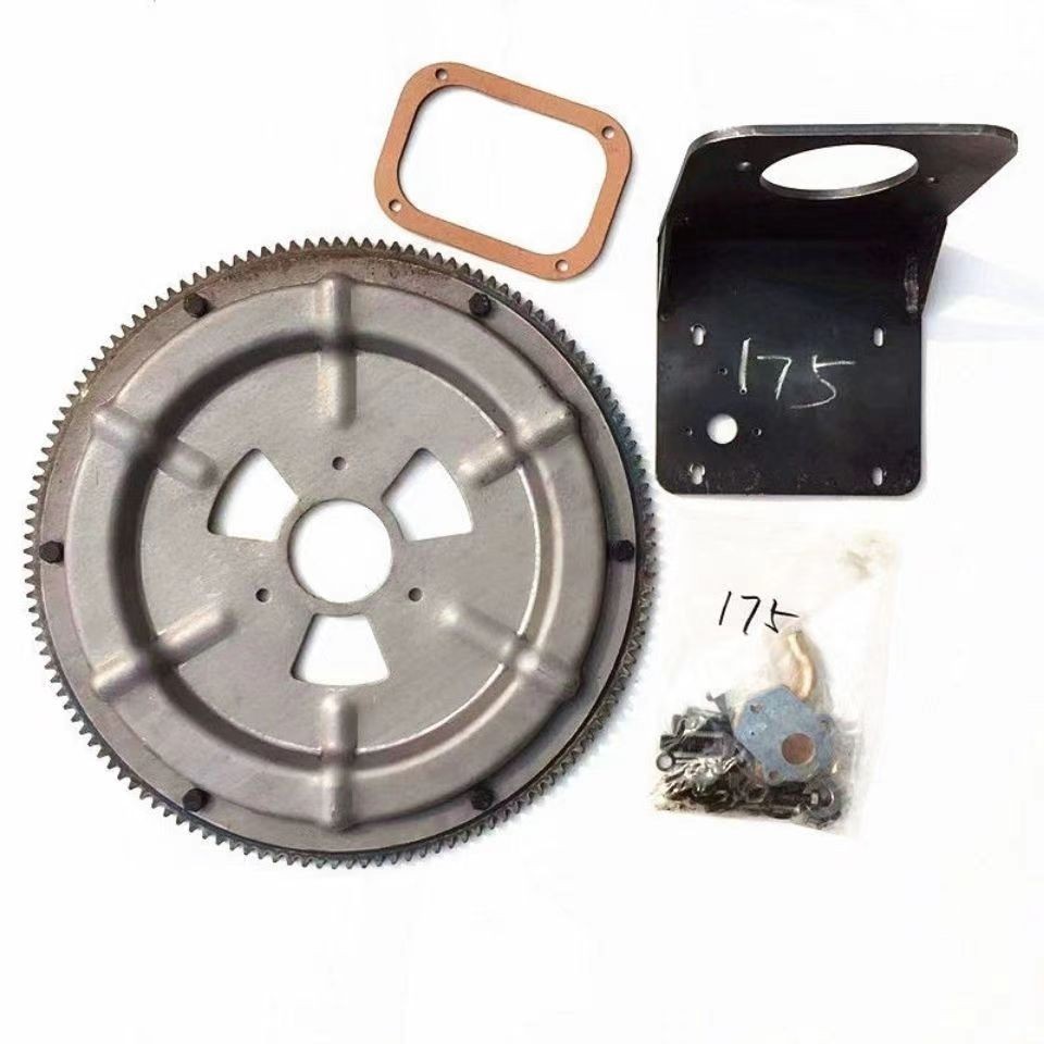 新型式齒圈支架馬達(dá)改裝6馬力電啟動(dòng)配件T175/180拖拉機(jī)配件