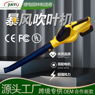 嘉易工廠鼓風(fēng)機(jī)無(wú)線充電式跨境吹雪機(jī)五檔位大風(fēng)力新款園林吹葉機(jī)