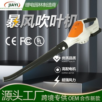 嘉易無(wú)刷吹葉機(jī)充電式鋰電暴風(fēng)機(jī)鼓風(fēng)機(jī)家用跨境吹風(fēng)機(jī)園林用工具