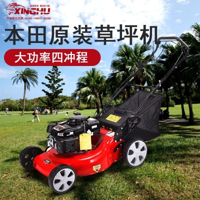 興虎本田動力手推自走汽油四沖程草坪修剪機18寸20寸21寸割草機