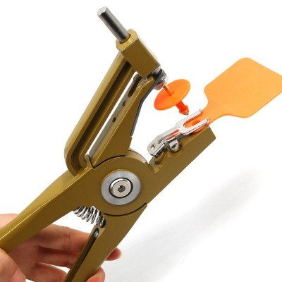 豬耳標鉗豬用耳孔鉗打耳鉗豬牛羊獸用金屬耳標鉗垂直鉗耳標鉗獸用