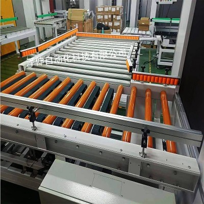 輥輪輸送機輸送線 動力包膠滾筒流水線 廠家不銹鋼食品包裝生產(chǎn)線