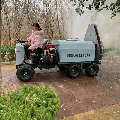 六驅(qū)自走式打藥機(jī) 柴油35馬力 噴頭18個(gè) 塔式風(fēng)扇