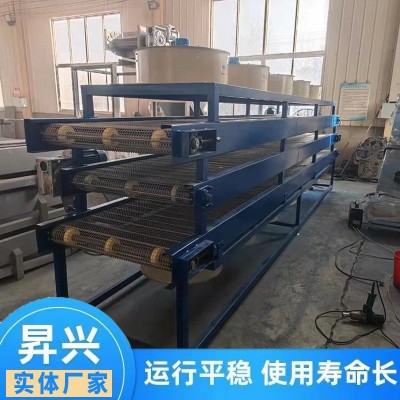 304不銹鋼網(wǎng)帶輸送機(jī)耐高溫風(fēng)機(jī)冷卻豆干攤涼 食品散熱降溫流水線