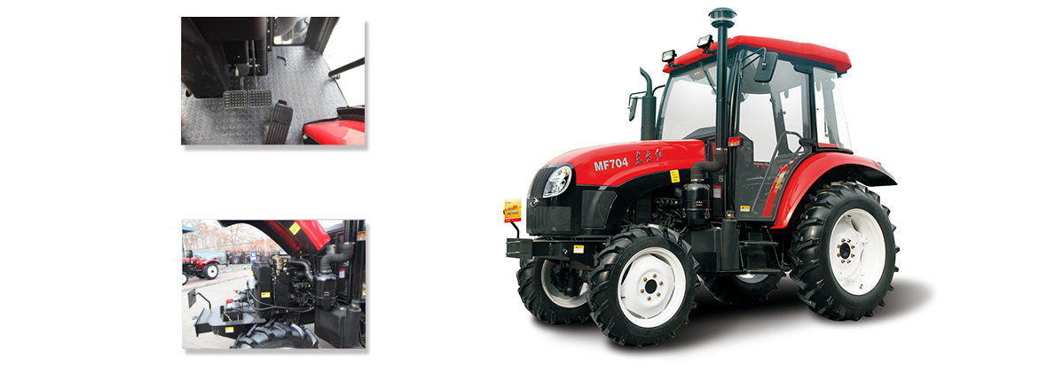 東方紅MF704型輪式拖拉機細節