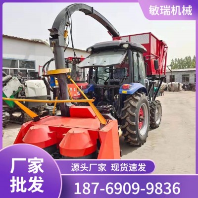 輪式圓盤青儲機自走式青飼料收獲機拖拉機加裝割臺青儲機批發(fā)