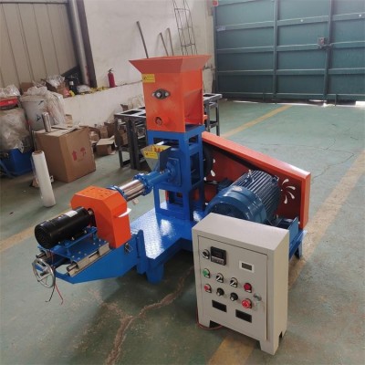 多功能家用220v狗糧機貓糧制作機 寵物飼料膨化機 水產漂浮魚糧機