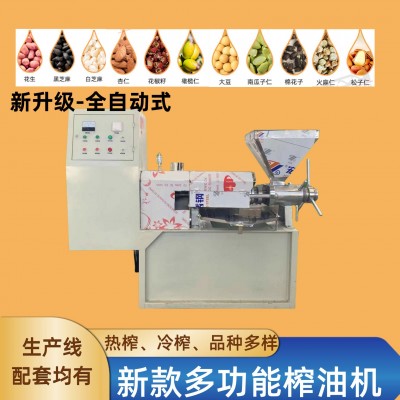 小型家用全自動(dòng)螺旋冷熱雙用 油坊壓油榨油機(jī)多種植物油 可壓榨